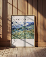 Landscape From Saint Rémy (1889) Poster och Canvastavla