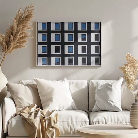 Black and Blue Poster och Canvastavla