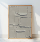 Mud Texture 13 Beige Poster och Canvastavla