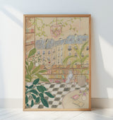 Antique Book Store 70x100 Poster och Canvastavla