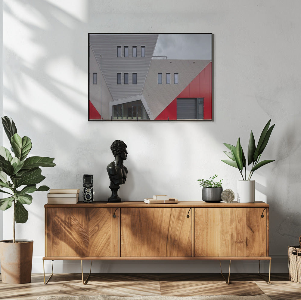 Many oblique shapes Poster och Canvastavla