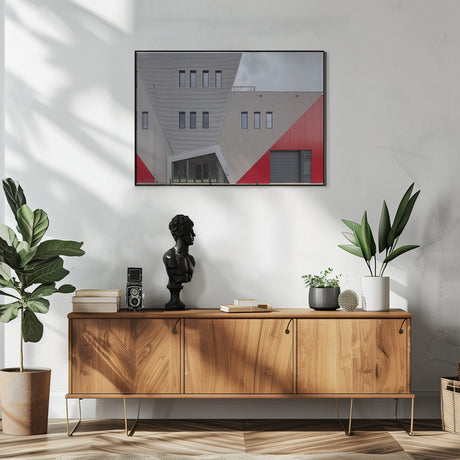 Many oblique shapes Poster och Canvastavla