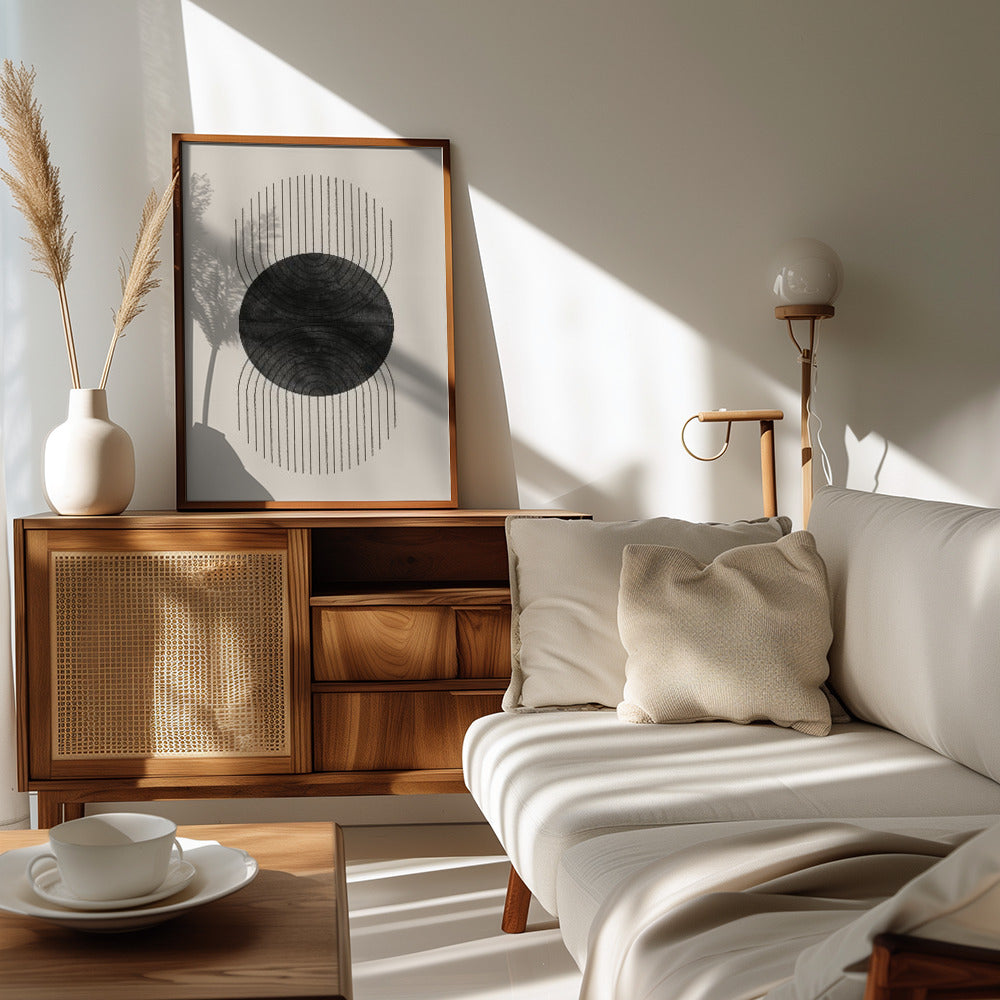 Perfect Point Black Poster och Canvastavla