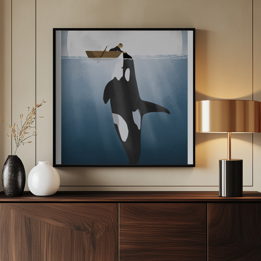 Orca Poster och Canvastavla