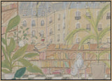 Antique Book Store 70x100 Poster och Canvastavla