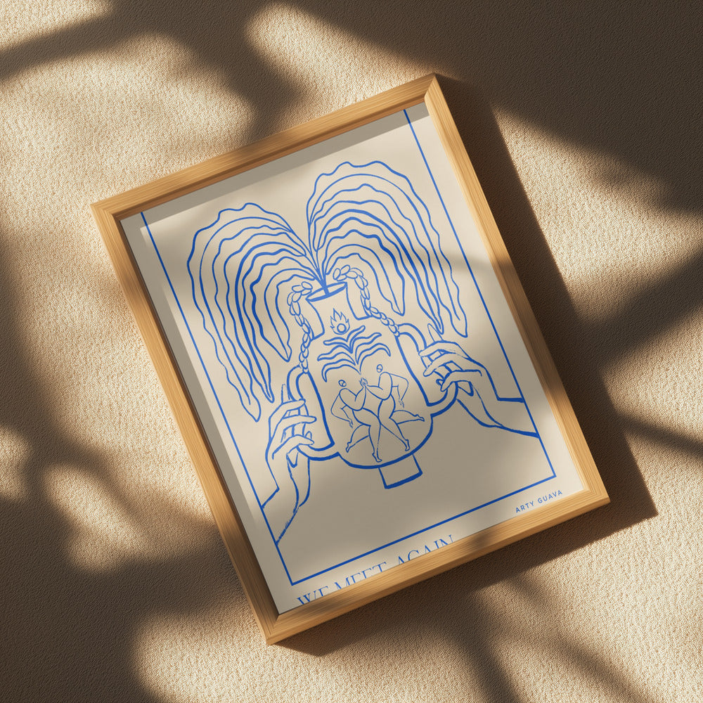 Vessel Collection : We Meet Again (LineArt) Poster och Canvastavla