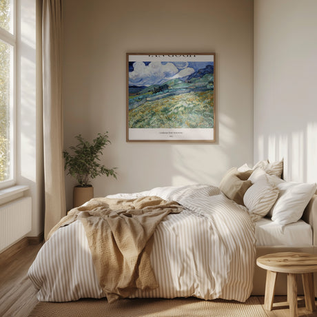 Landscape From Saint Rémy (1889) Poster och Canvastavla