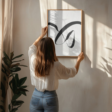 Blackstrokesno9 Poster och Canvastavla