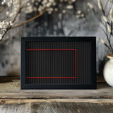 Red over Black Poster och Canvastavla