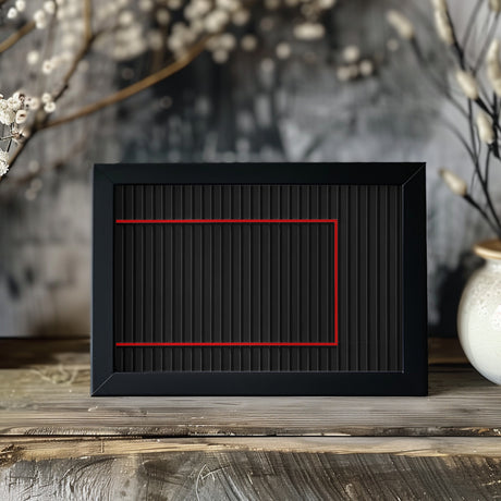 Red over Black Poster och Canvastavla