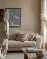 Tension fields 2 Abstract painting 18 green mural Poster och Canvastavla