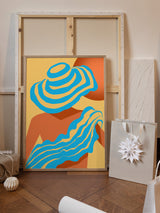 The Blue Sarong Poster och Canvastavla
