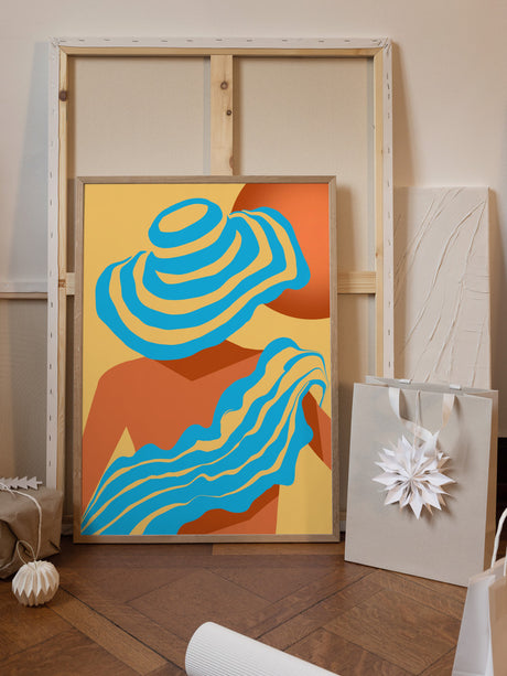 The Blue Sarong Poster och Canvastavla