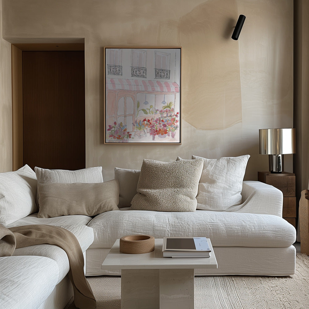 Flower Shop 70x100 Poster och Canvastavla