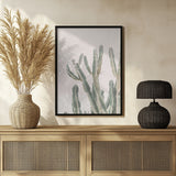 Sunrise Cactus Poster och Canvastavla