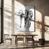 Four Figures (nach Muybridge) Enhanced Sr Poster och Canvastavla