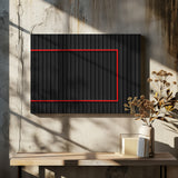 Red over Black Poster och Canvastavla
