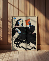 Midnight Reading Poster och Canvastavla