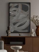 Abstract Brush Strokes 129X Poster och Canvastavla