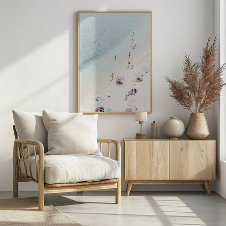 Aerial beach view 2 Poster och Canvastavla