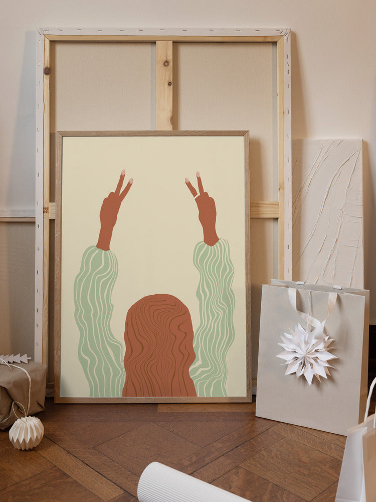Peace Poster och Canvastavla