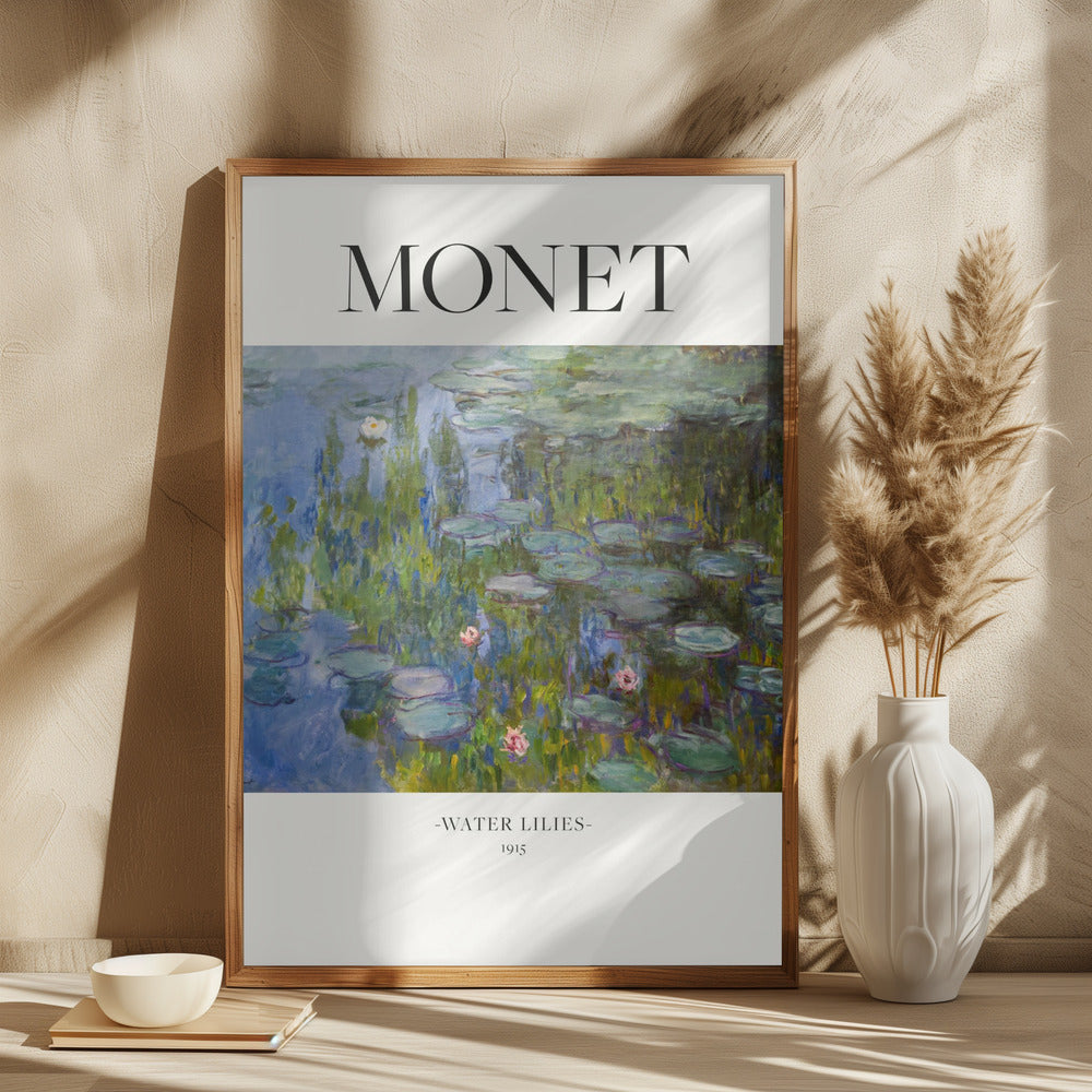Water Lilies 1915 Poster och Canvastavla