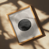 Perfect Point Black Poster och Canvastavla