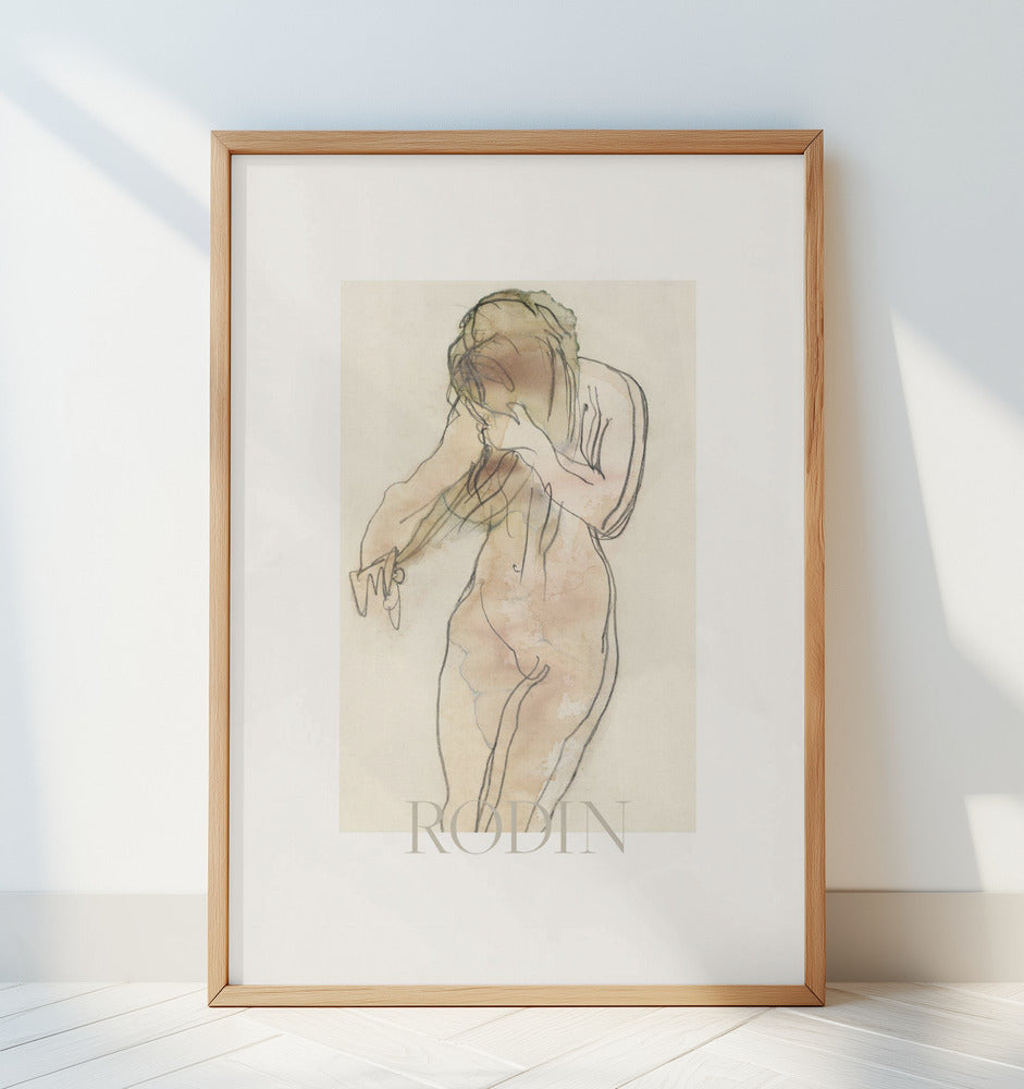 Study of Nude Poster och Canvastavla