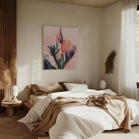 Tangelo Tulips No 2 Poster och Canvastavla