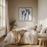 Four Figures (nach Muybridge) Enhanced Sr Poster och Canvastavla