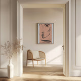 Le Visage (Peach) Poster och Canvastavla