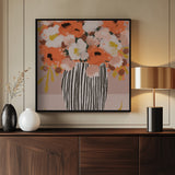 Pastelflowerimpressionno10 Poster och Canvastavla