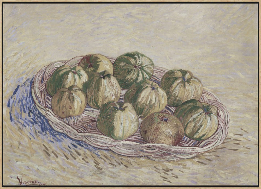 Basket of Apples (1887) Poster och Canvastavla