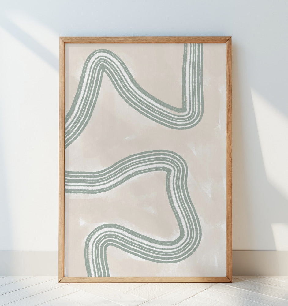 Abstracto Twist Poster och Canvastavla