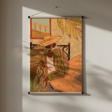 Lady in Stripe Poster och Canvastavla