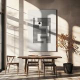 Minimalist maze Poster och Canvastavla