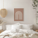 Rainbow lines Poster och Canvastavla