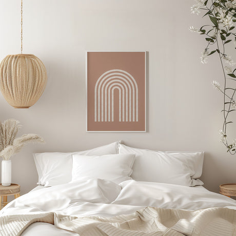Rainbow lines Poster och Canvastavla