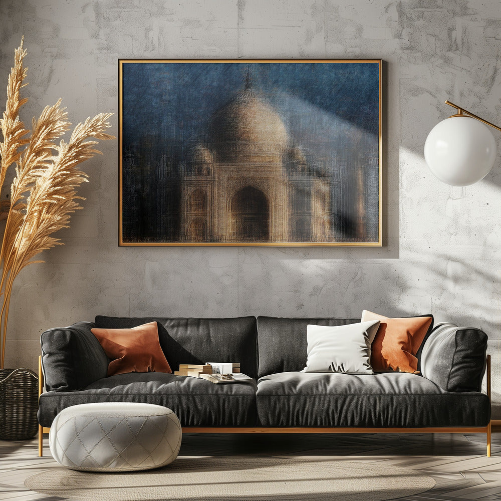 Taj Mahal Poster och Canvastavla