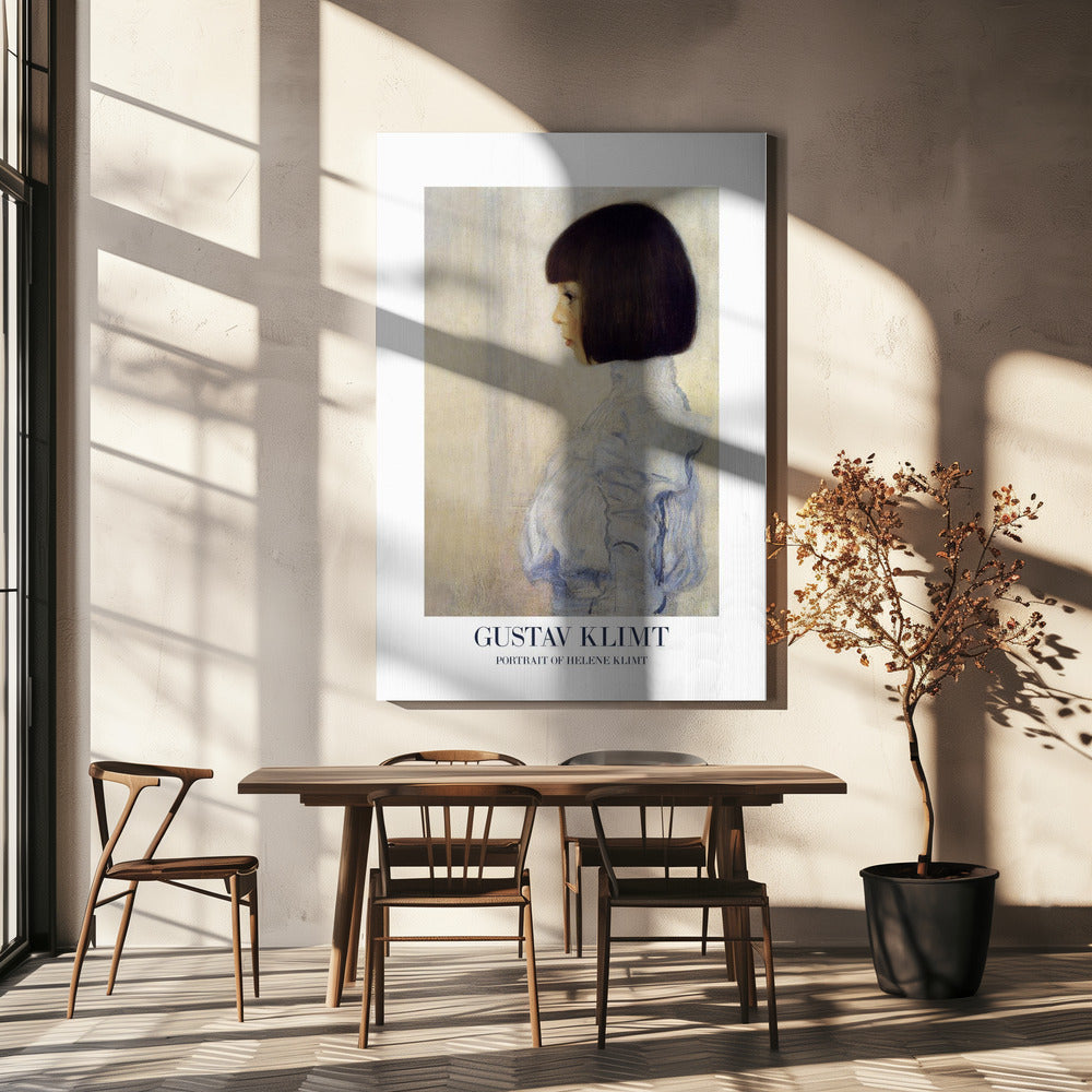 Portrait of Helene Klimt (1898) Poster Poster och Canvastavla