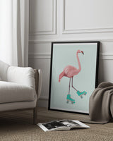 Flamingogo Poster och Canvastavla