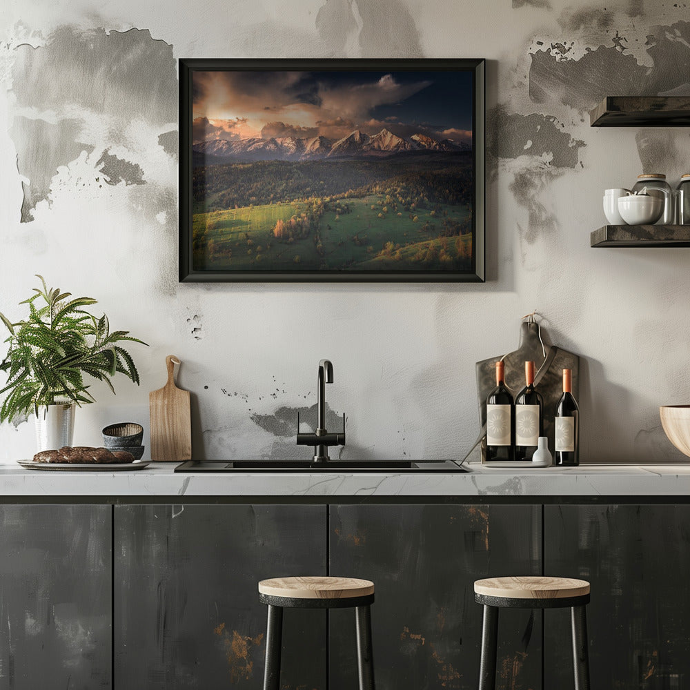 Morning in High Tatras Poster och Canvastavla