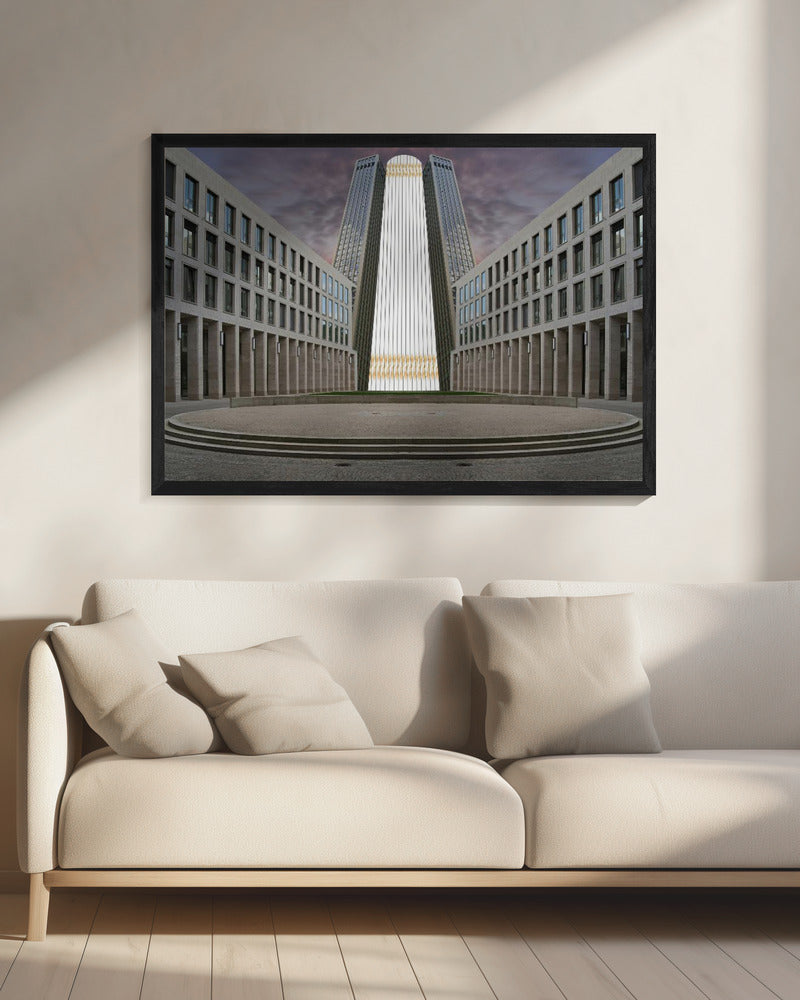 pencilizing tower185 Poster och Canvastavla