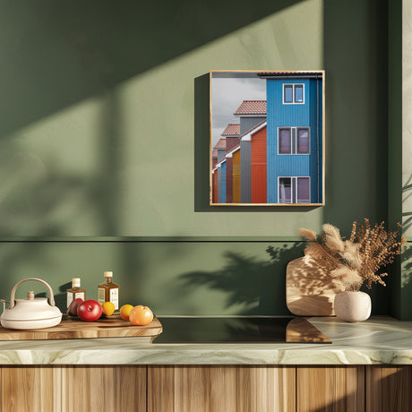 Colour row Poster och Canvastavla