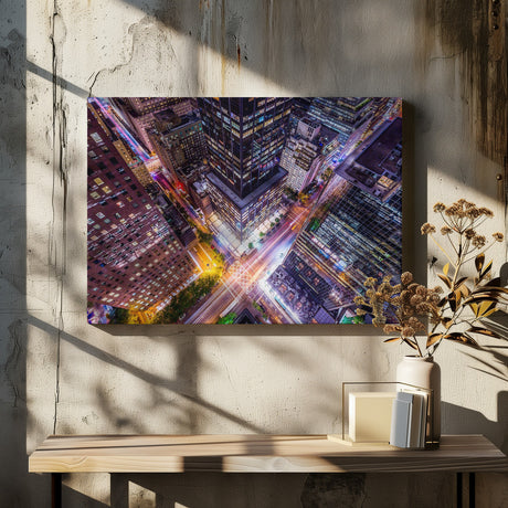 Electrify II - New York City Night Trails Poster och Canvastavla