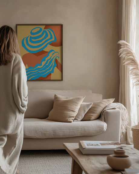 The Blue Sarong Poster och Canvastavla