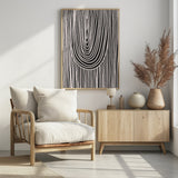 Hanging Stripes Poster och Canvastavla