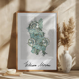 Anemone Poster och Canvastavla