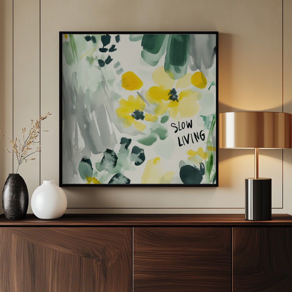 Slowliving Poster och Canvastavla