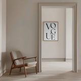 Vogue Poster och Canvastavla